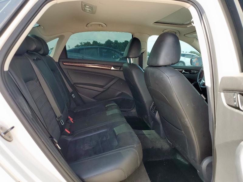 1VWCN7A39DC021754 - 2013 VOLKSWAGEN PASSAT SEL თეთრი ფოტო 10