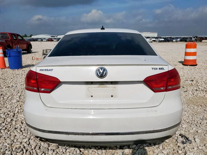 1VWCN7A39DC021754 - 2013 VOLKSWAGEN PASSAT SEL თეთრი ფოტო 6