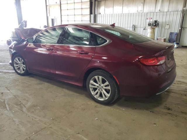 1C3CCCAB4FN605483 - 2015 CHRYSLER 200 LIMITED MAROON photo 2