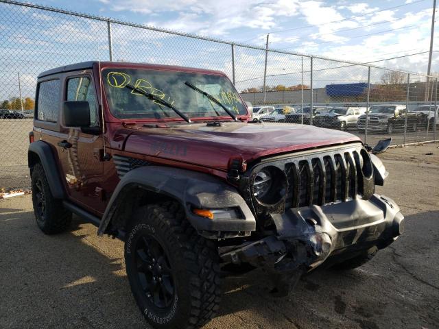 1C4GJXAN0MW759412 - 2021 JEEP WRANGLER SPORT RED photo 1