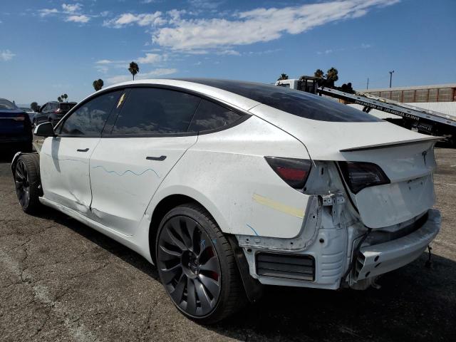 5YJ3E1EC6NF317359 - 2022 TESLA MODEL 3 თეთრი ფოტო 2