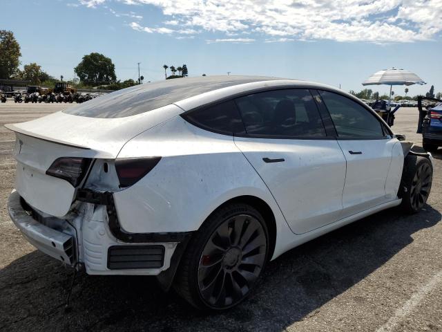 5YJ3E1EC6NF317359 - 2022 TESLA MODEL 3 თეთრი ფოტო 3