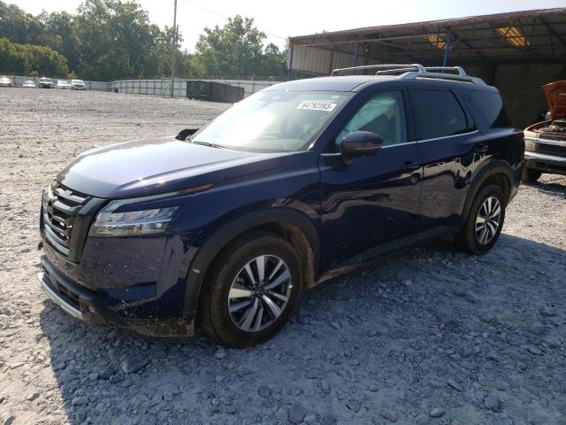 5N1DR3CC9PC224595 - 2023 NISSAN PATHFINDER SL BLUE photo 1