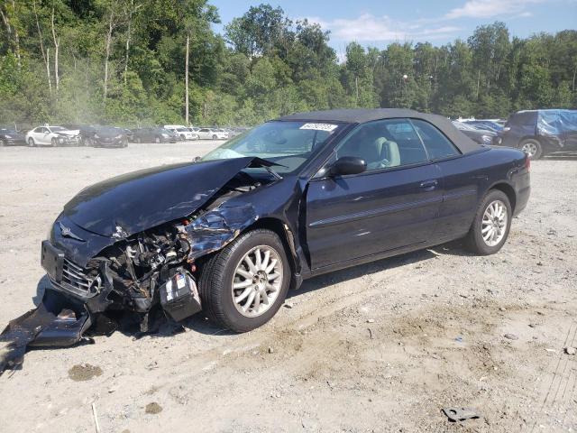 1C3EL55T53N608850 - 2003 CHRYSLER SEBRING LXI BLUE photo 1