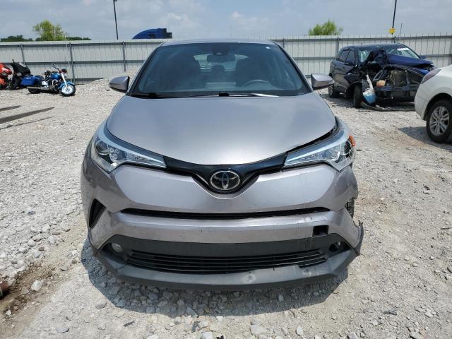 NMTKHMBX3JR015432 - 2018 TOYOTA C-HR XLE GRAY photo 5