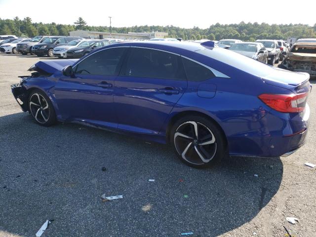 1HGCV1F37KA105672 - 2019 HONDA ACCORD SPORT BLUE photo 2