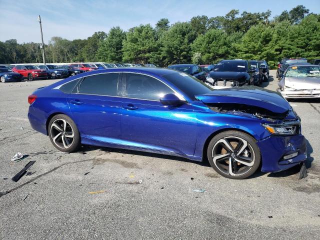 1HGCV1F37KA105672 - 2019 HONDA ACCORD SPORT BLUE photo 4