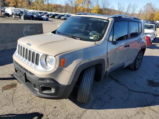 ZACCJADT7FPC15222 - 2015 JEEP RENEGADE LIMITED BEIGE photo 2