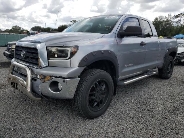 5TFRU54188X014808 - 2008 TOYOTA TUNDRA DOUBLE CAB GRAY photo 1