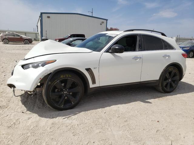 JN8CS1MUXHM141547 - 2017 INFINITI QX70 WHITE photo 1