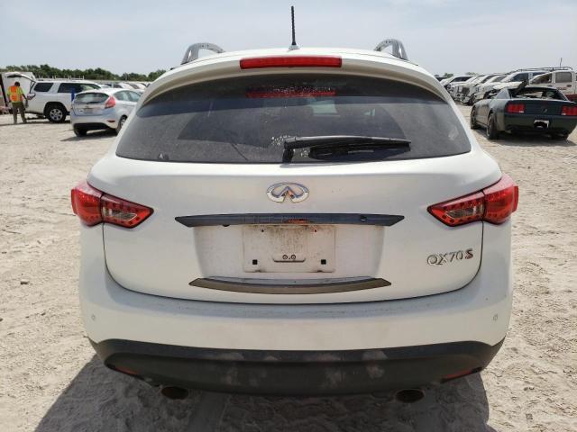 JN8CS1MUXHM141547 - 2017 INFINITI QX70 WHITE photo 6