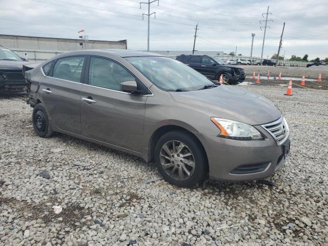 3N1AB7AP3FY382786 - 2015 NISSAN SENTRA S GRAY photo 4