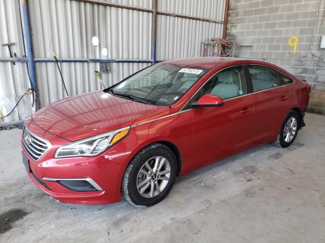 5NPE24AFXHH517038 - 2017 HYUNDAI SONATA SE RED photo 1