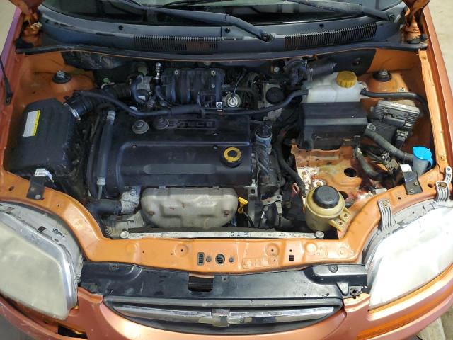 KL1TD66657B722506 - 2007 CHEVROLET AVEO BASE ORANGE photo 11