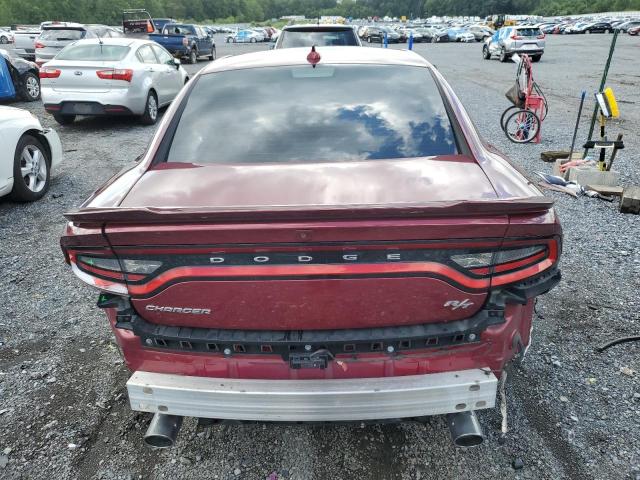 2C3CDXCT6KH544487 - 2019 DODGE CHARGER R/T MAROON photo 6