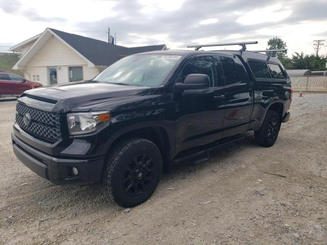 5TFUY5F12MX047521 - 2021 TOYOTA TUNDRA DOUBLE CAB SR/SR5 BLACK photo 1