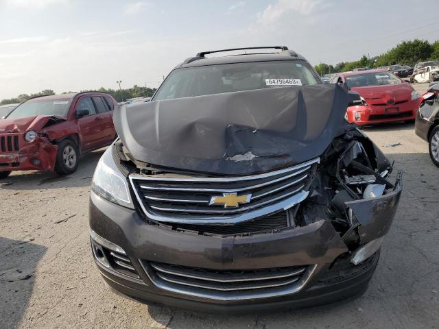 1GNKVJKD9FJ375444 - 2015 CHEVROLET TRAVERSE LTZ BLACK photo 5