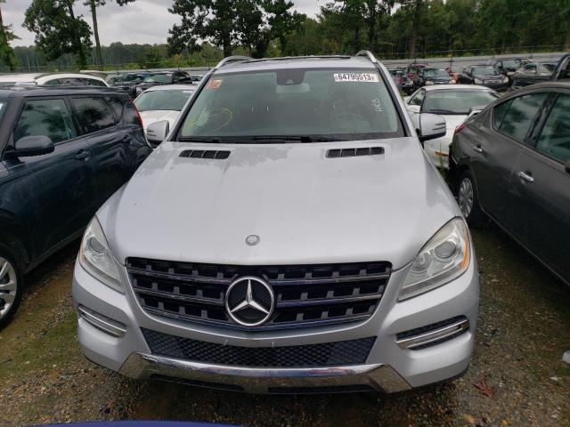 4JGDA5HB4CA023289 - 2012 MERCEDES-BENZ ML 350 4MATIC SILVER photo 5