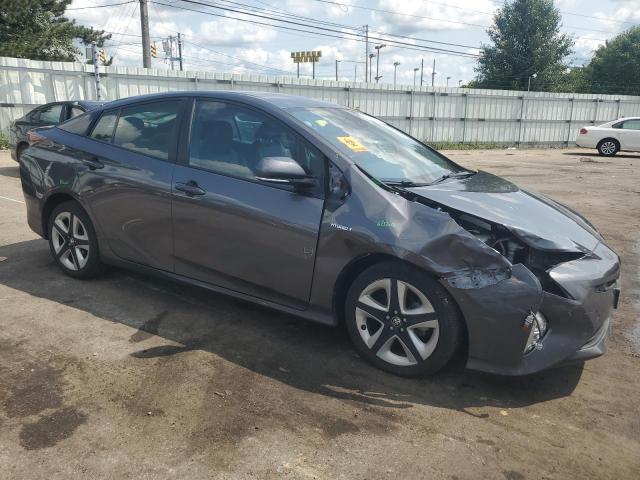 JTDKARFU7H3053678 - 2017 TOYOTA PRIUS GRAY photo 4