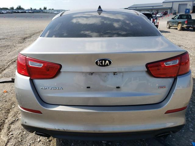 KNAGM4A77F5558751 - 2015 KIA OPTIMA LX GRAY photo 6