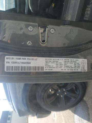 1C6RR7LT1NS223534 - 2022 RAM 1500 CLASSIC SLT Gris foto 13