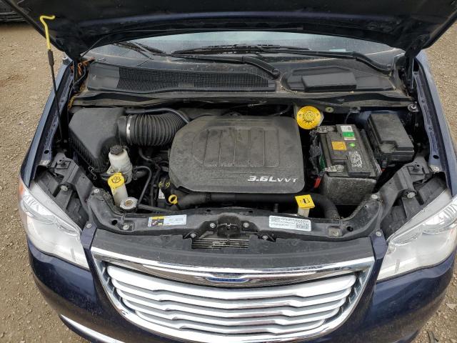 2C4RC1CG4FR555044 - 2015 CHRYSLER TOWN & COU TOURING L BLUE photo 12