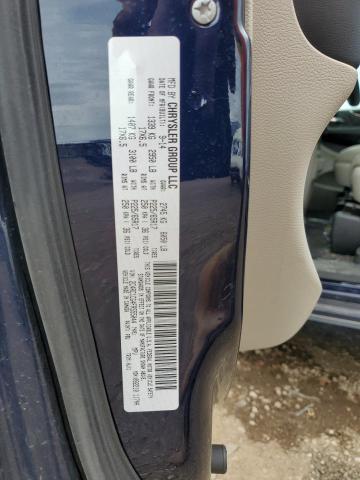 2C4RC1CG4FR555044 - 2015 CHRYSLER TOWN & COU TOURING L BLUE photo 13