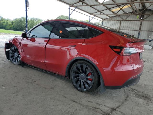 7SAYGDEF9PF738252 - 2023 TESLA MODEL Y RED photo 2