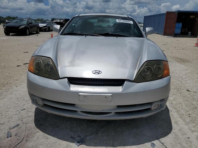 KMHHN65F64U117807 - 2004 HYUNDAI TIBURON GT SILVER photo 5