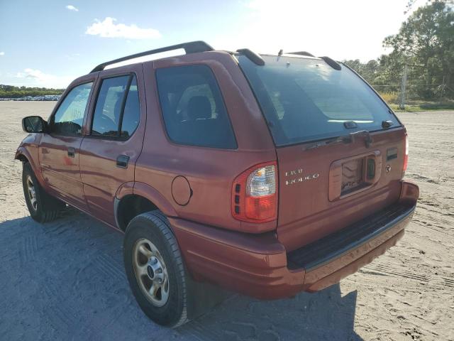 4S2CK58W444314654 - 2004 ISUZU RODEO S RED photo 3