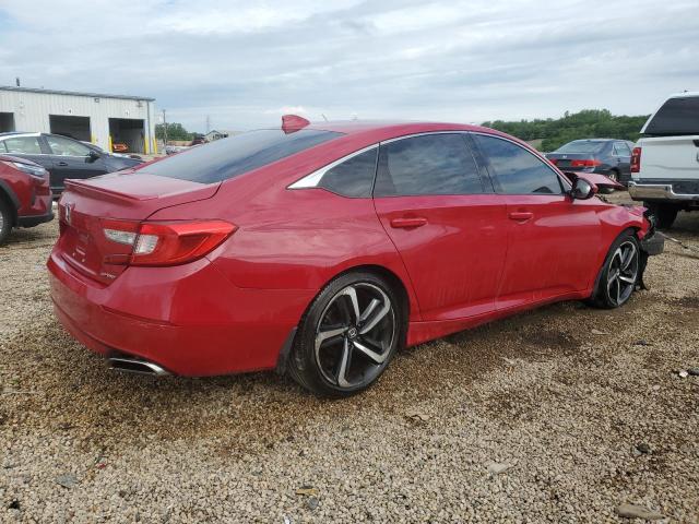1HGCV1F34KA001673 - 2019 HONDA ACCORD SPORT Rouge photo 3