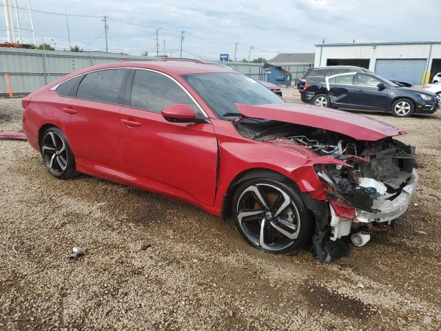 1HGCV1F34KA001673 - 2019 HONDA ACCORD SPORT Rouge photo 4