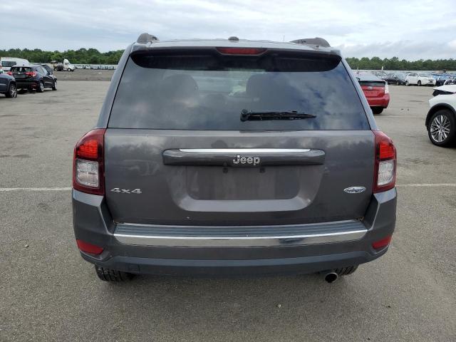 1C4NJDEBXHD108537 - 2017 JEEP COMPASS LATITUDE GRAY photo 6