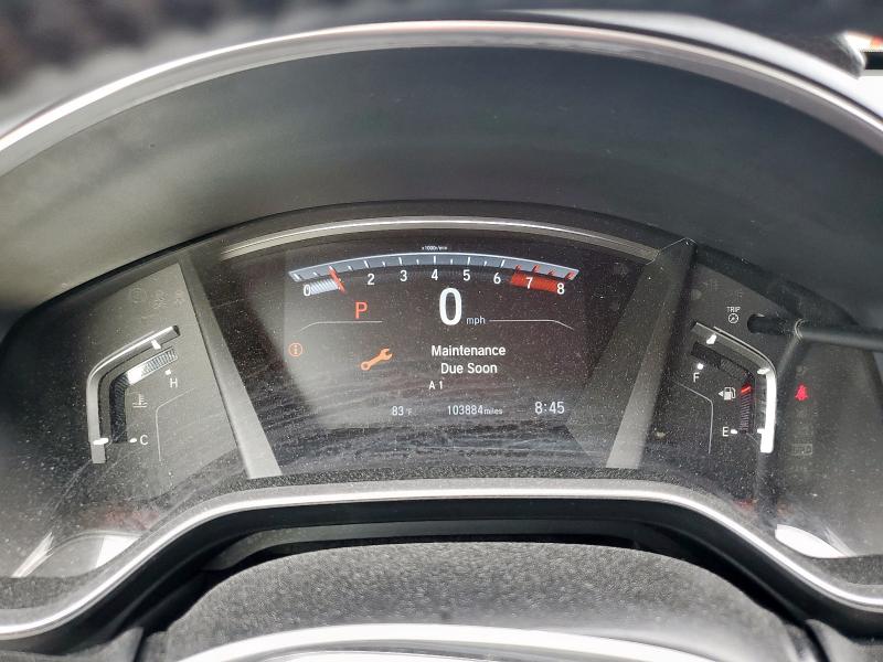 7FARW1H84JE002315 - 2018 HONDA CR-V EXL BLACK photo 9