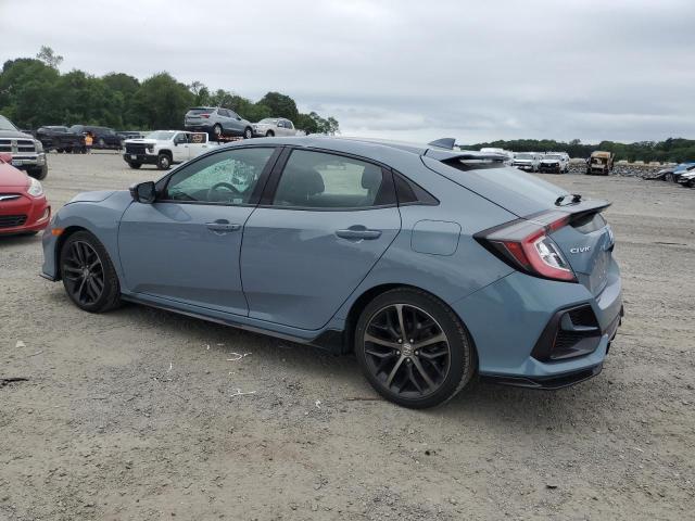 SHHFK7H93LU416077 - 2020 HONDA CIVIC SPORT TOURING BLUE photo 2