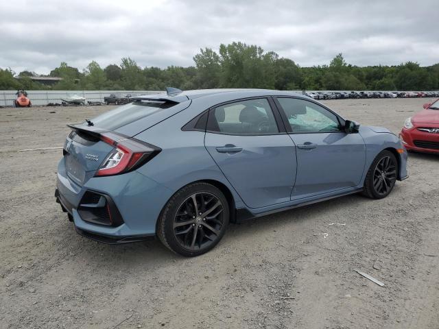 SHHFK7H93LU416077 - 2020 HONDA CIVIC SPORT TOURING BLUE photo 3