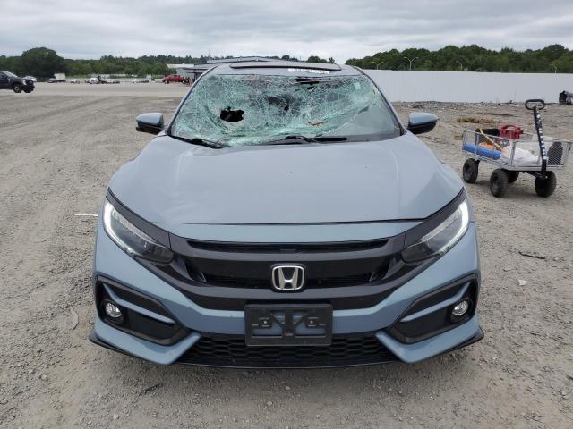 SHHFK7H93LU416077 - 2020 HONDA CIVIC SPORT TOURING BLUE photo 5