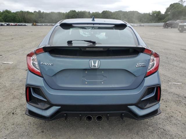 SHHFK7H93LU416077 - 2020 HONDA CIVIC SPORT TOURING BLUE photo 6