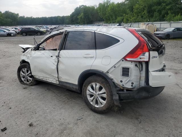 5J6RM4H74EL071514 - 2014 HONDA CR-V EXL WHITE photo 2