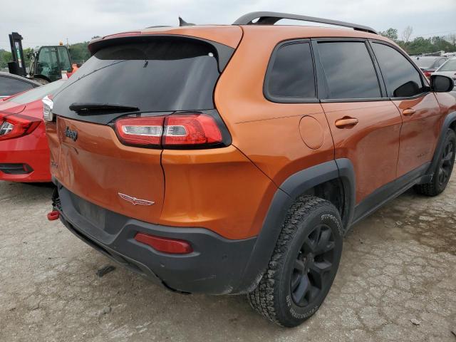 1C4PJMBS5EW254602 - 2014 JEEP CHEROKEE TRAILHAWK ORANGE photo 3