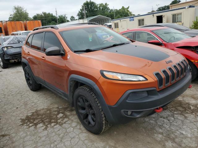1C4PJMBS5EW254602 - 2014 JEEP CHEROKEE TRAILHAWK ORANGE photo 4