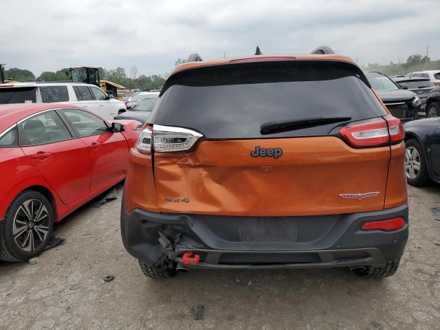 1C4PJMBS5EW254602 - 2014 JEEP CHEROKEE TRAILHAWK ORANGE photo 6