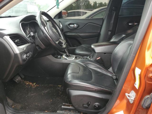 1C4PJMBS5EW254602 - 2014 JEEP CHEROKEE TRAILHAWK ORANGE photo 7