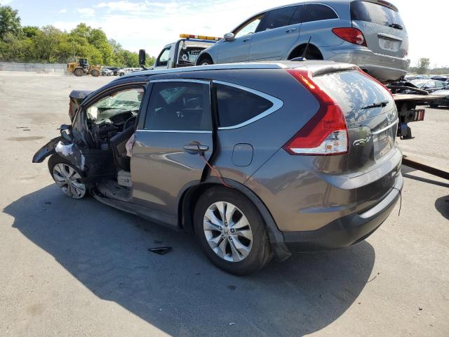 5J6RM4H7XDL028200 - 2013 HONDA CR-V EXL BROWN photo 2