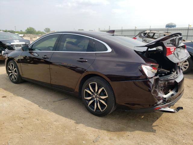 1G1ZG5STXMF083326 - 2021 CHEVROLET MALIBU RS MAROON photo 2