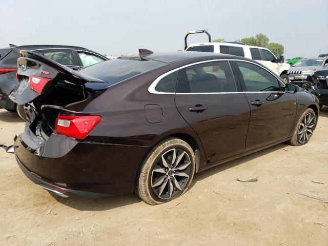 1G1ZG5STXMF083326 - 2021 CHEVROLET MALIBU RS MAROON photo 3