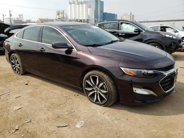 1G1ZG5STXMF083326 - 2021 CHEVROLET MALIBU RS MAROON photo 4