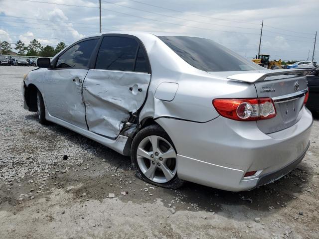 2T1BU4EE0BC558674 - 2011 TOYOTA COROLLA BASE SILVER photo 2