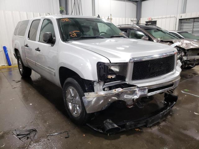 3GTP2VE75CG308115 - 2012 GMC SIERRA K1500 SLE SILVER photo 1