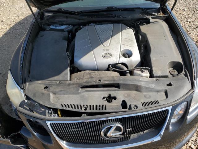 JTHBE96S870022764 - 2007 LEXUS GS 350 BLACK photo 11
